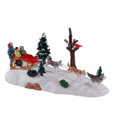 Lemax Table Accent Lemax Dog Sledding Afternoon